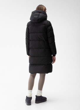 Женский пуховик с капюшоном 