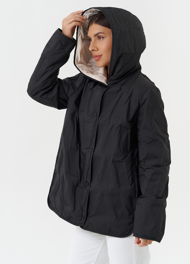 Женская куртка с капюшоном модель № 27875 в рассрочку