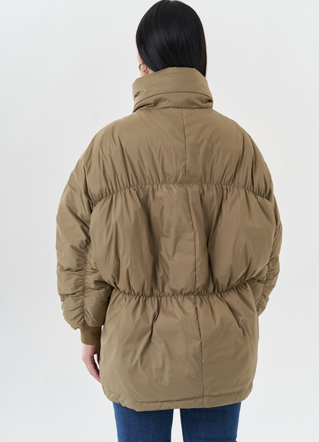 Куртка женская оверсайз  модель № 26871 универмаг малина