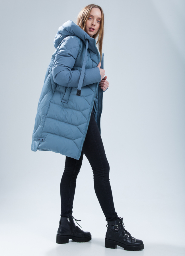 Пуховик женский модель № П-360 универмаг малина