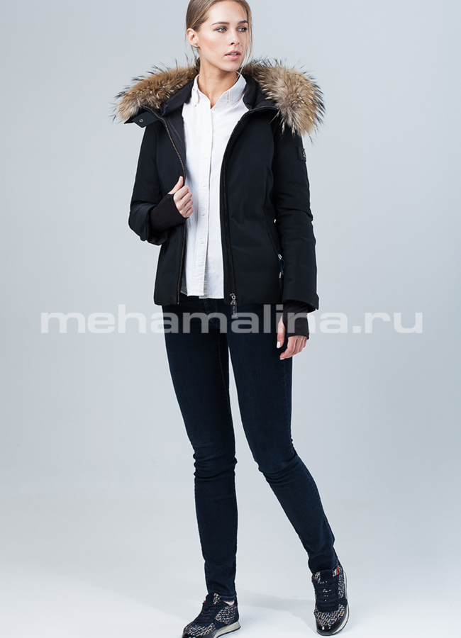 Пуховик на биопухе модель № П-277 универмаг малина