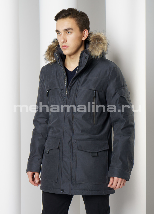 Пуховик мужской модель № ПМ-103 универмаг малина