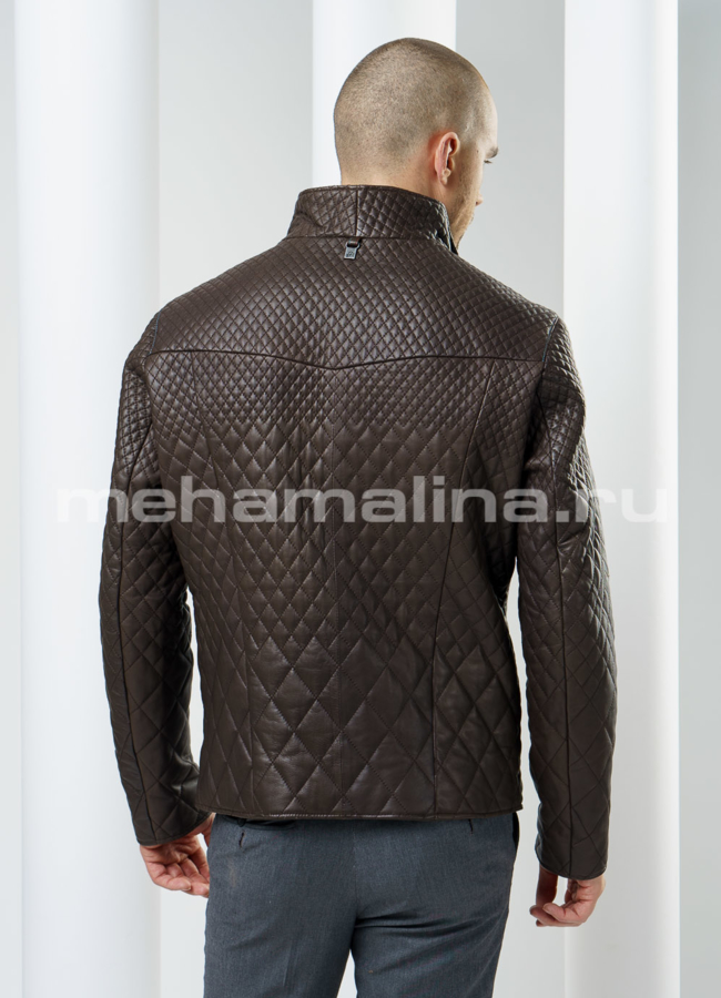 фото Кожаная куртка мужская модель № KP-72