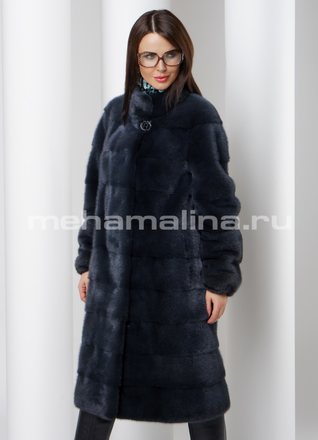 Шуба из скандинавской норки модель № S-513 универмаг малина
