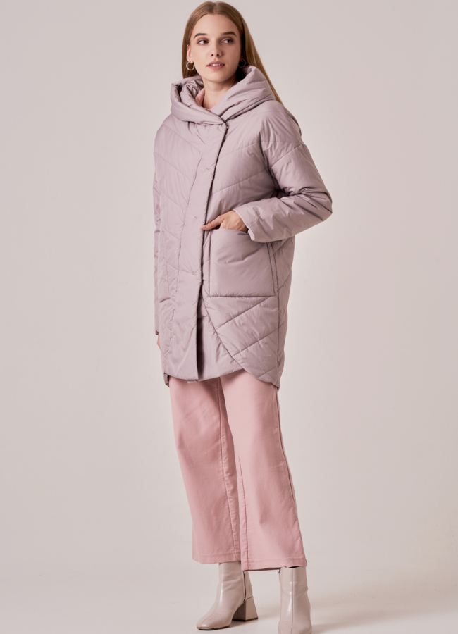 Плащ с капюшоном на молнии модель № 188 в рассрочку