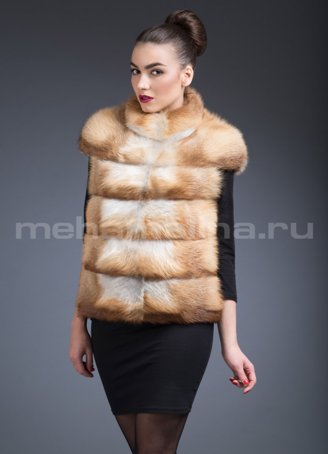 Жилет из лисы 