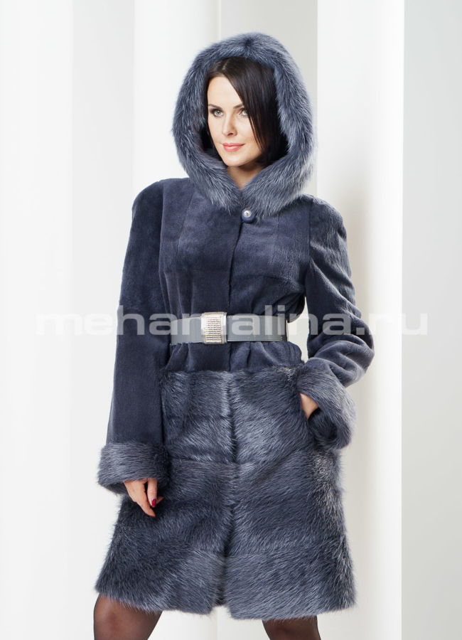 Шуба из нутрии 