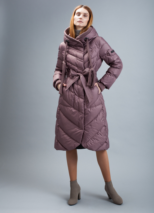 Пуховик на биопухе модель № П-312 универмаг малина