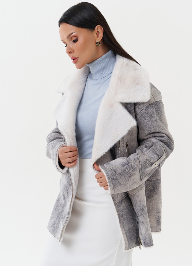 Женская дубленка 