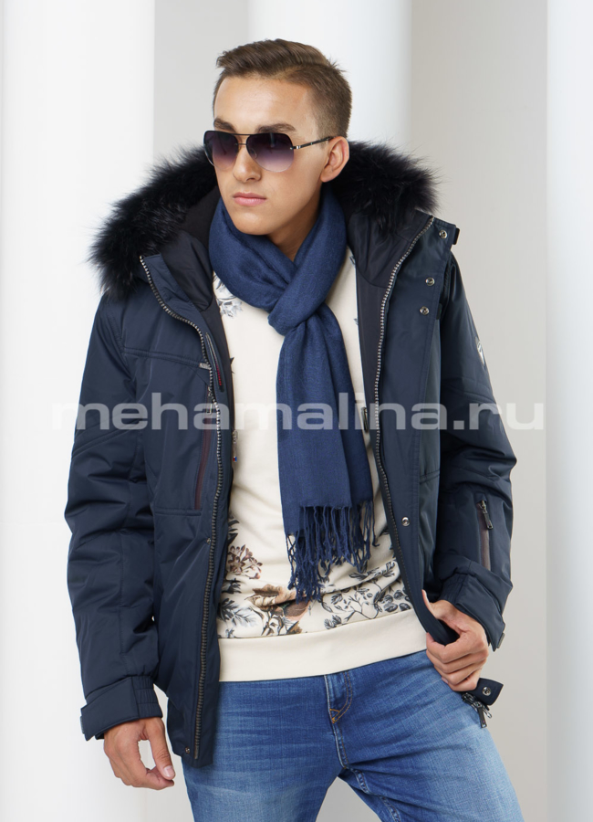 Пуховик на молнии модель № KM-12 универмаг малина