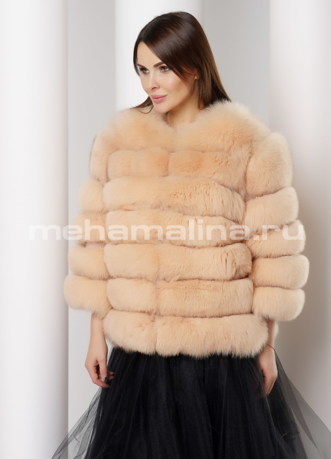 Шуба из песца модель № M-163 в кредит