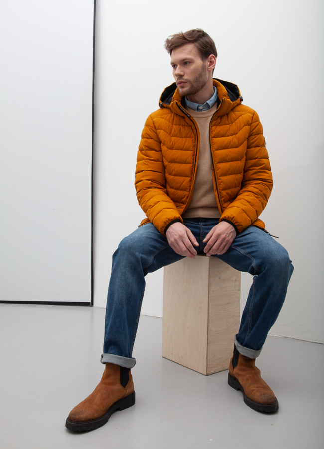 Куртка мужская с капюшоном модель № 21016 в кредит