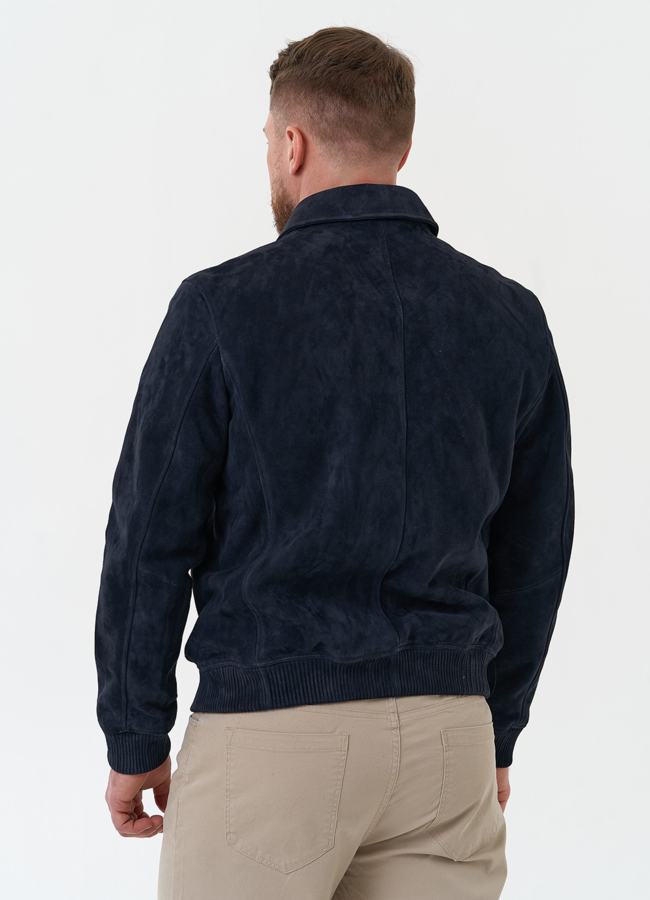 Мужская куртка бомбер из натуральной замши модель № 30065 универмаг малина Мужская куртка бомбер из натуральной замши модель № 30065 универмаг малина