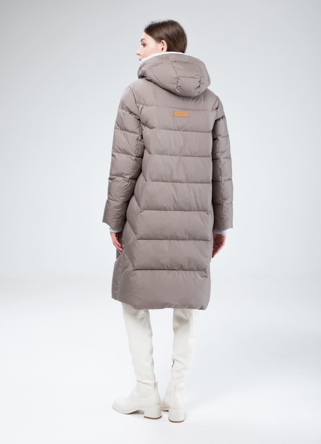 Пуховик женский с капюшоном  модель № 25518 в рассрочку