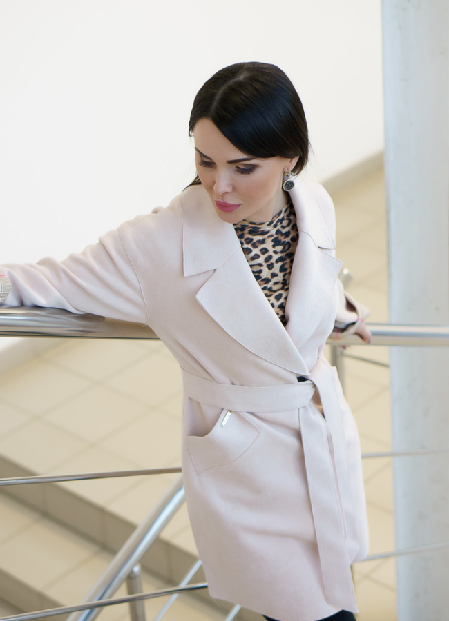 Пальто из микровельвета модель № 871 универмаг малина