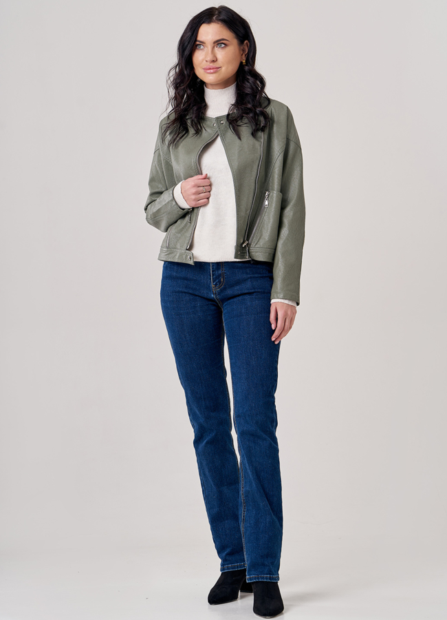 Женская куртка оверсайз модель № 830 универмаг малина