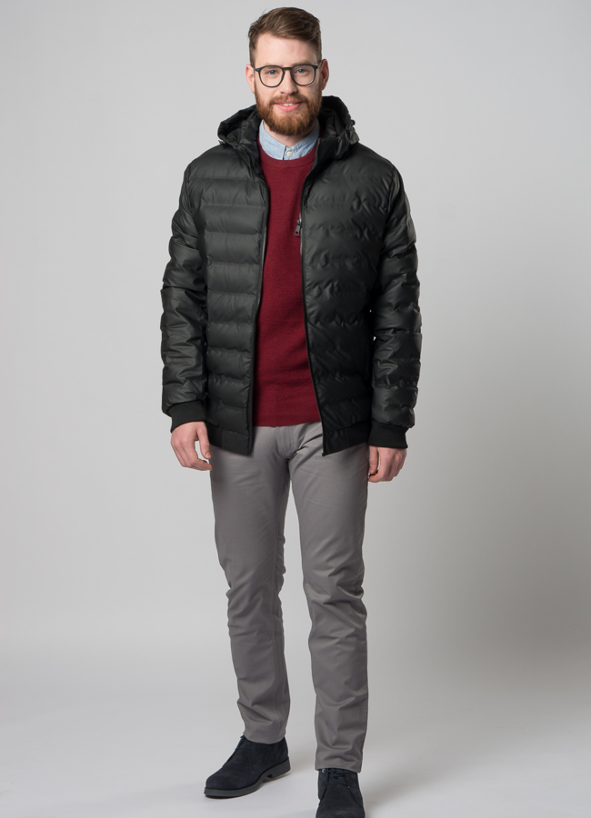 фото Мужская куртка со съемным капюшоном модель № EM22-92