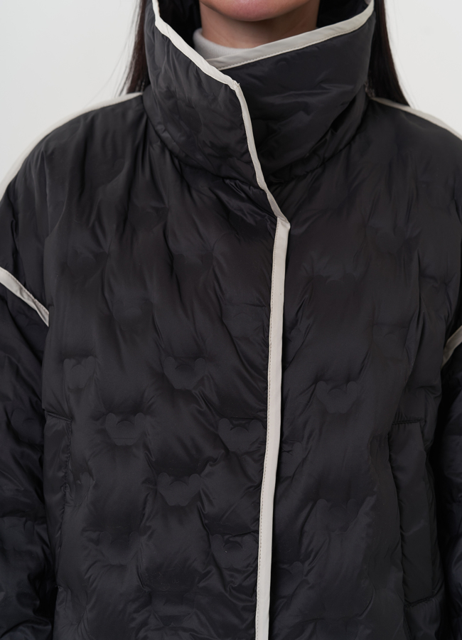 Женская куртка оверсайз на пуху модель № 26665 в кредит