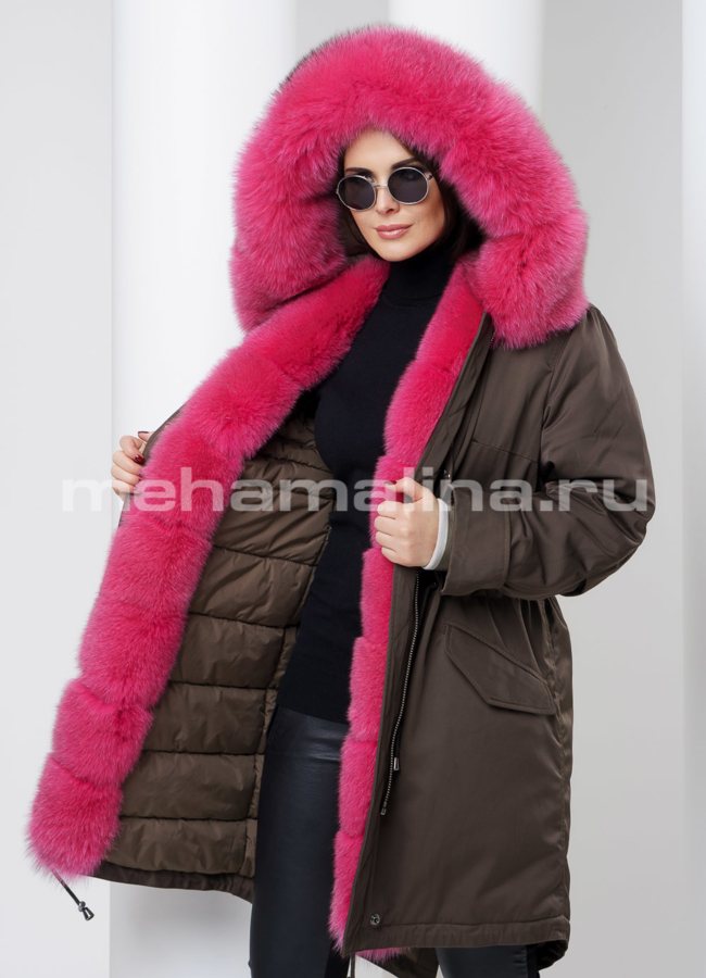 Женская парка Malina siberian wear модель № П-101 универмаг малина