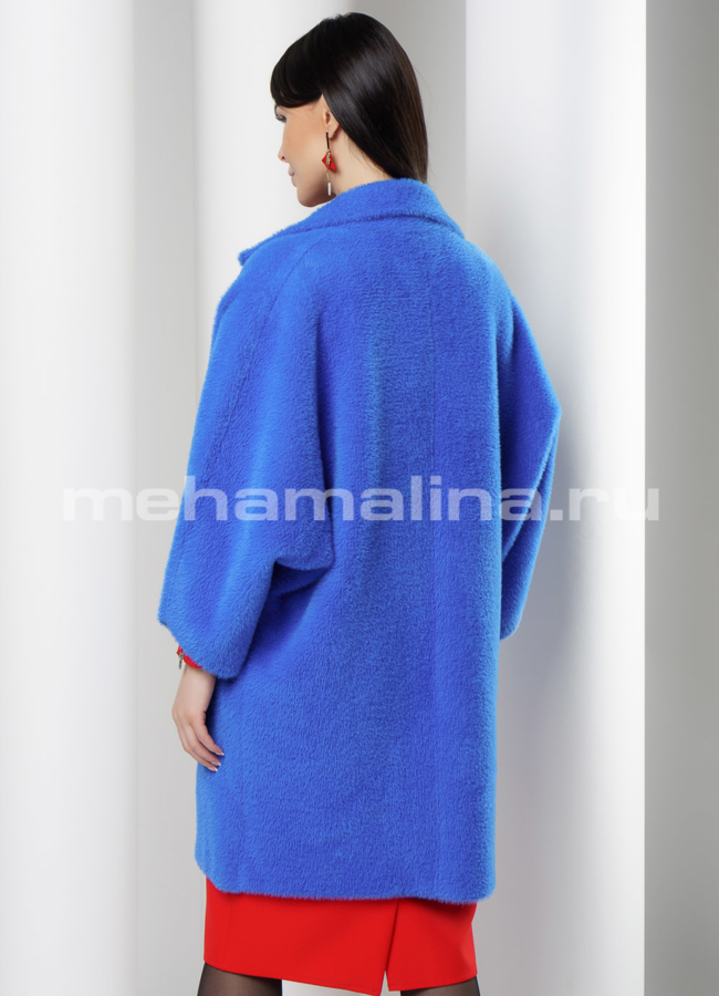 Пальто из микроворса модель № 1661 в кредит