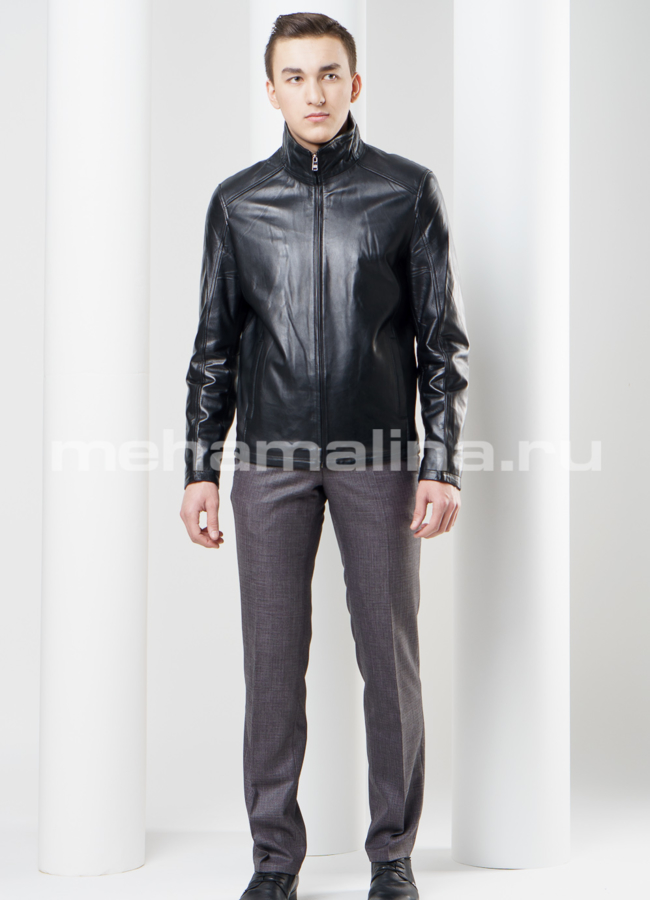 Кожаная куртка модель № KP-134 в рассрочку