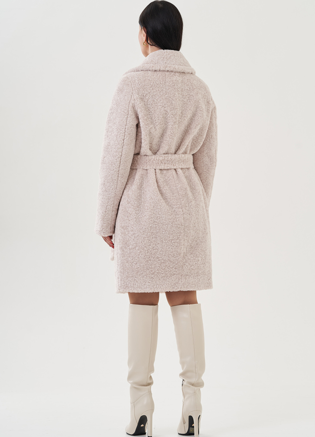 Полупальто с английским воротником  модель № 81708 универмаг малина