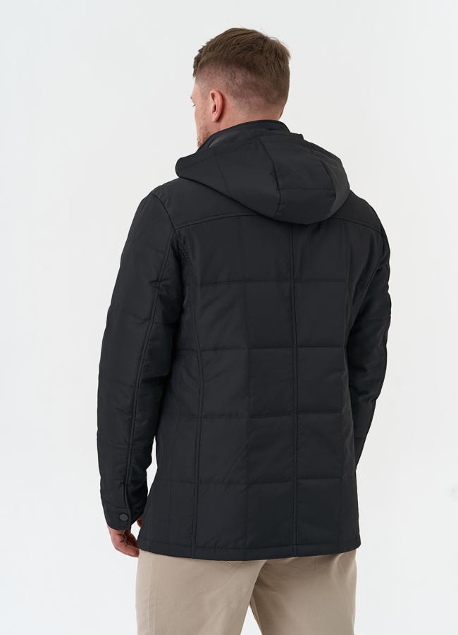 фото Мужская утепленная куртка с капюшоном модель № 30274 фото Мужская утепленная куртка с капюшоном модель № 30274