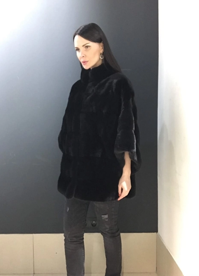 Меховая куртка Ego модель № S-750 универмаг малина