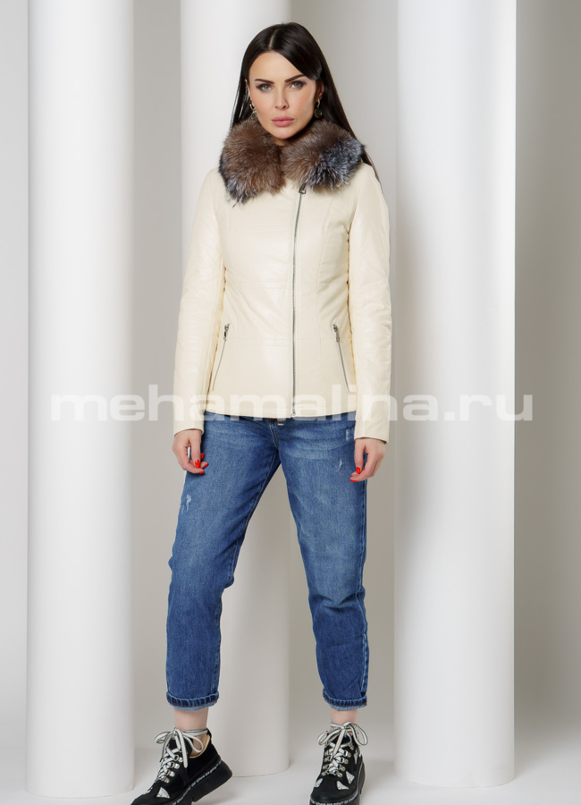 Куртка из экокожи модель № 8027 в кредит