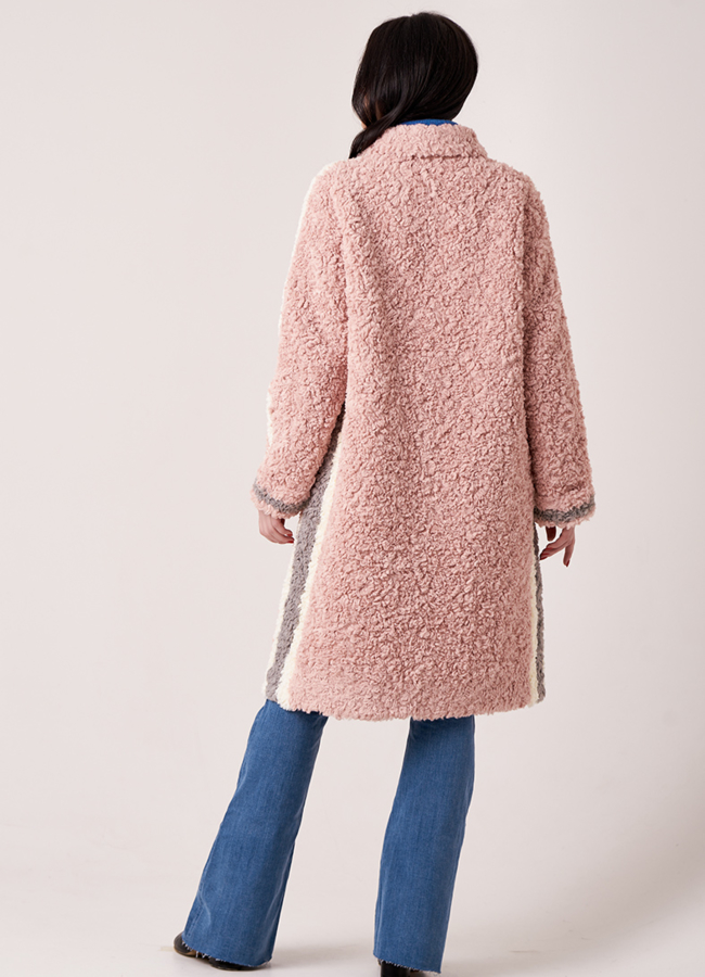 Пальто из шерсти на пуговицах  модель № 10223 в кредит