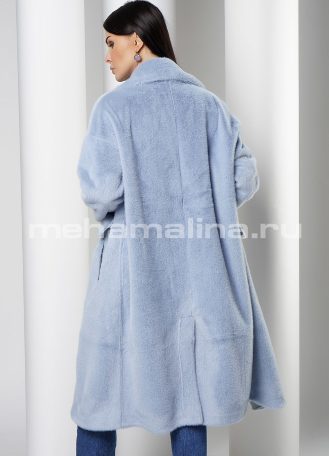 Пальто женское из ворсовой ткани модель № 025 в кредит