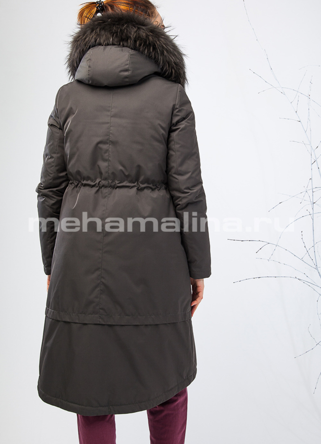 фото Тканевый пуховик-парка модель № П-193