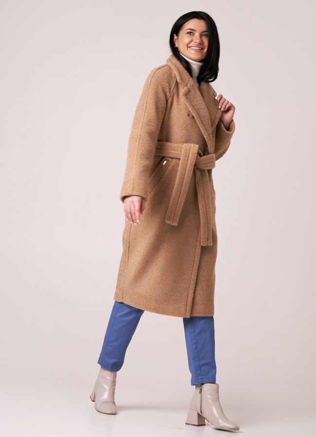 Утепленное пальто из шерсти модель № 232 в рассрочку