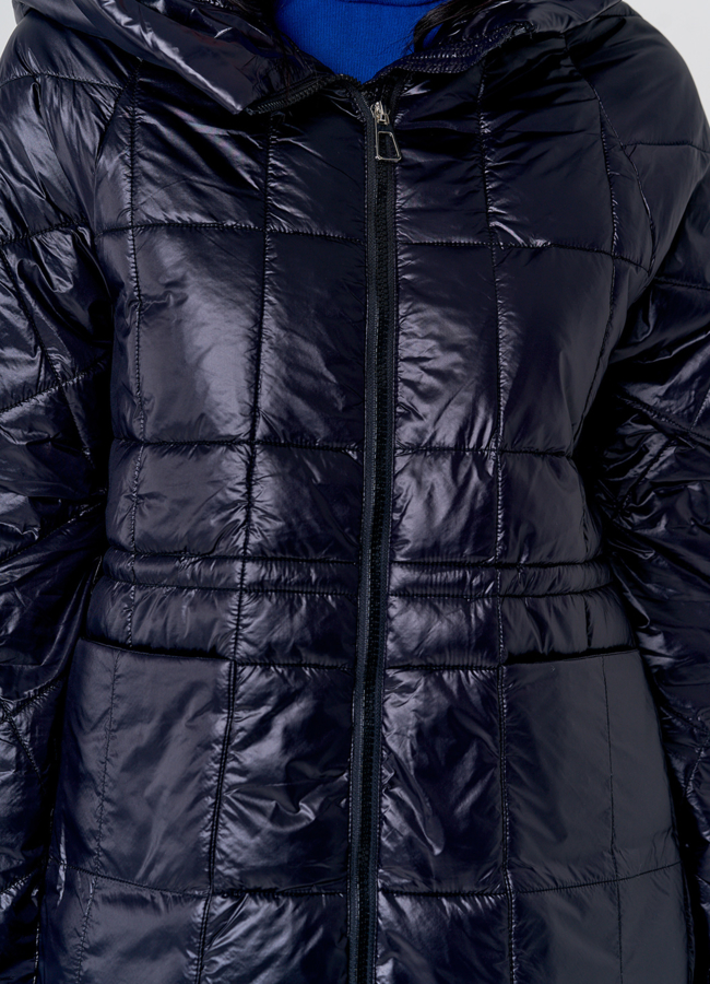 Утепленная куртка черного цвета модель № 21577 универмаг малина