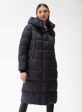 Пуховик женский с капюшоном 