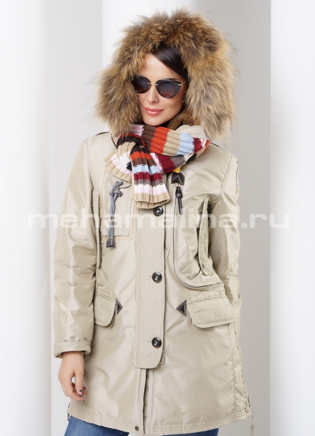 Пуховик с капюшоном модель № П-62 универмаг малина