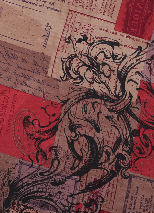 фото Шарф с принтом модель № А-40