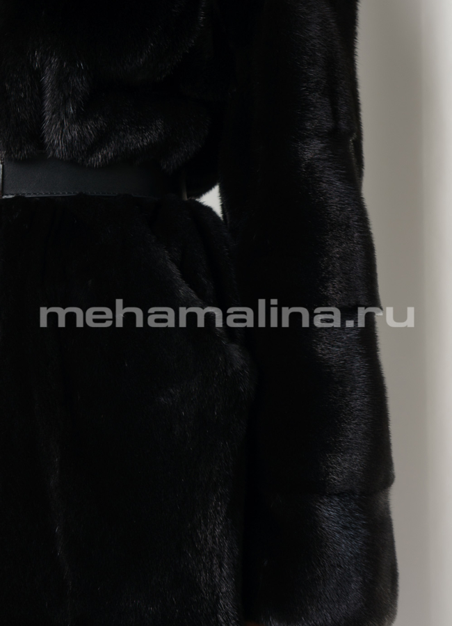 Норковая шуба  модель № S-647 универмаг малина