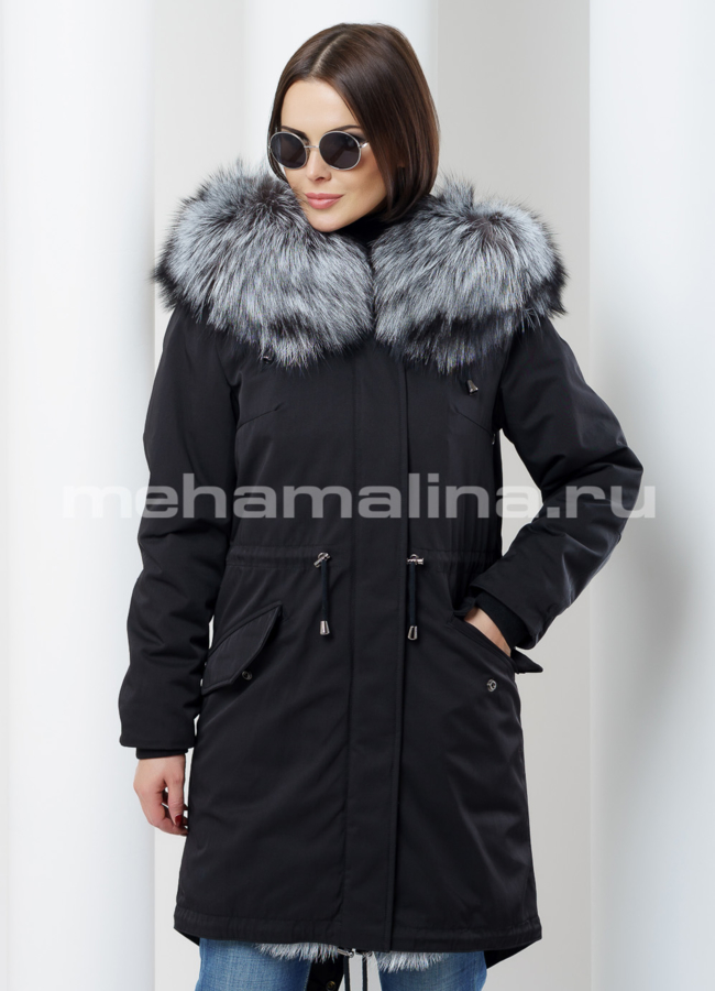 Парка на меху Malina siberian wear модель № П-88 универмаг малина