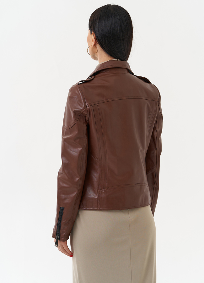 Женская куртка - косуха  модель № 21164 в рассрочку Женская куртка - косуха  модель № 21164 в рассрочку