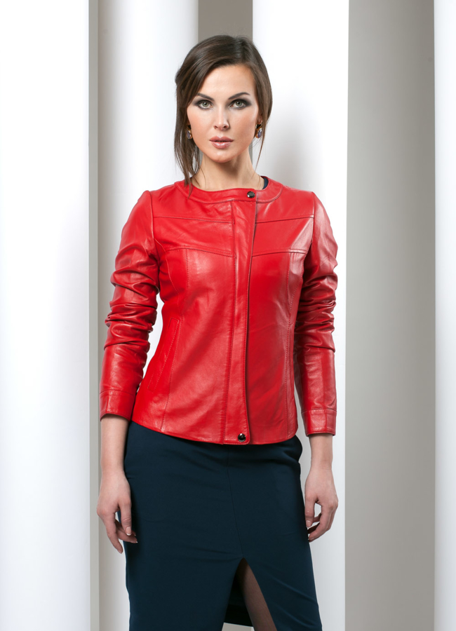 Кожаная куртка Red Rose модель № K-90 в кредит Кожаная куртка Red Rose модель № K-90 в кредит