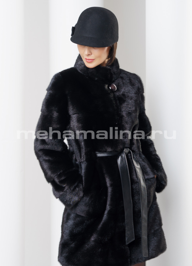 Норковая шуба модель № S-453 универмаг малина