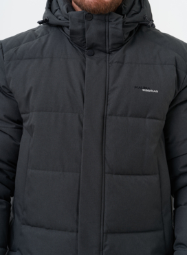 Мужской пуховик с капюшоном 