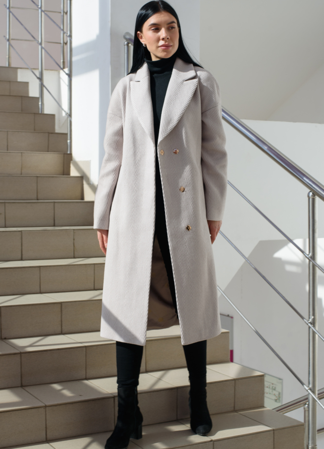 Женское пальто  модель № 22458 в рассрочку