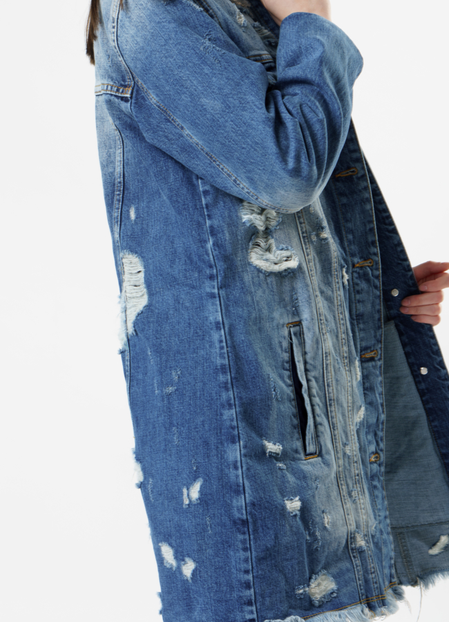 Куртка джинсовая  модель № 323 универмаг малина