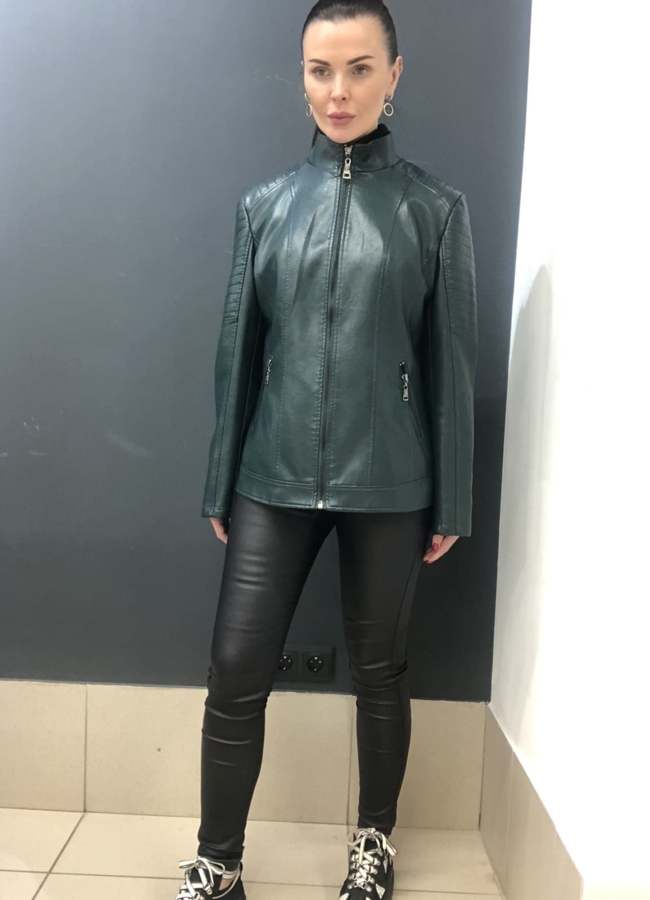 Куртка из эко кожи модель № 802 в рассрочку