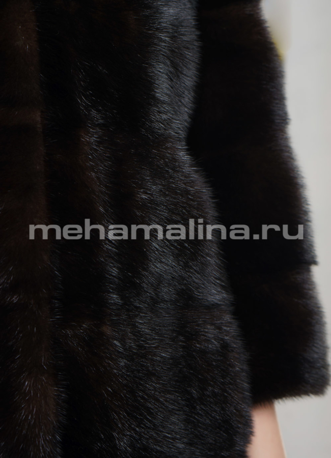 Норковая шуба  модель № S-679 универмаг малина