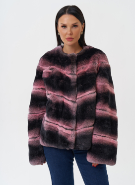 Короткая шуба из меха кролика Короткая шуба из меха кролика