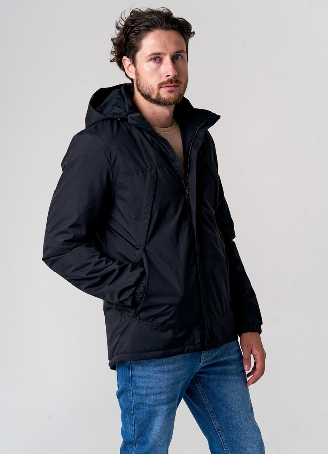 Мужская утепленная куртка с капюшоном модель № 159-01 универмаг малина