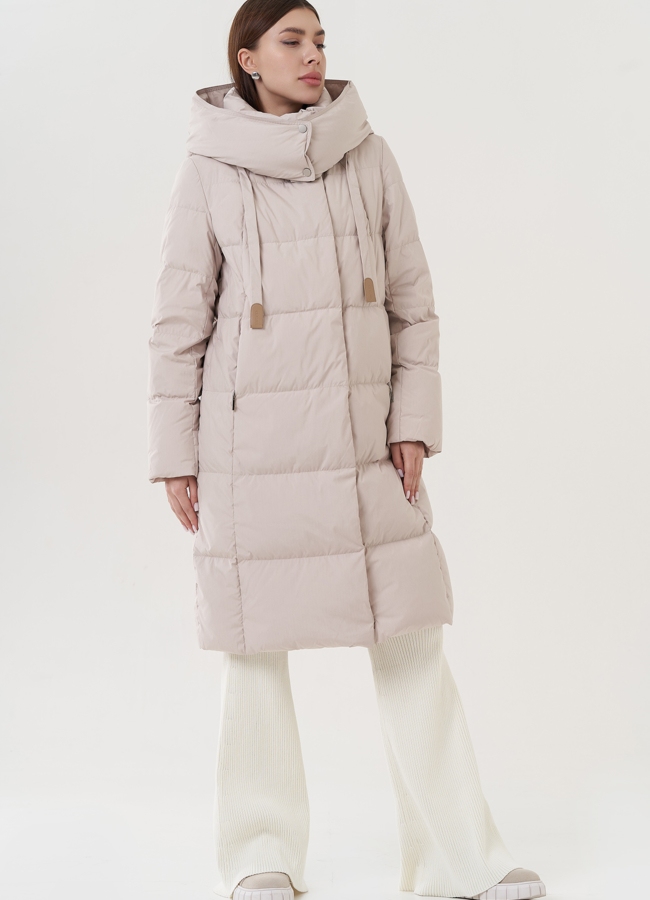 Пуховик женский с капюшоном  модель № 25705 в кредит